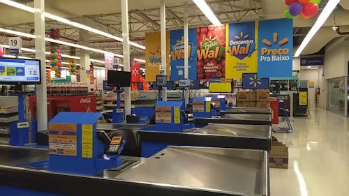 Inside A Supermarket