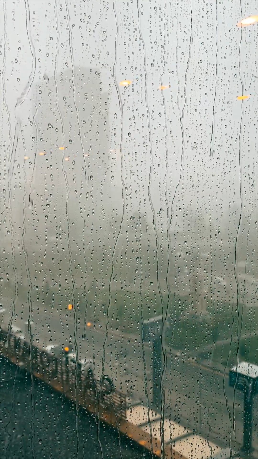 A Glass Window with Raining View Outside Free Stock Video Footage ...