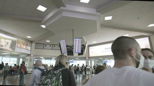People on Airport Terminal