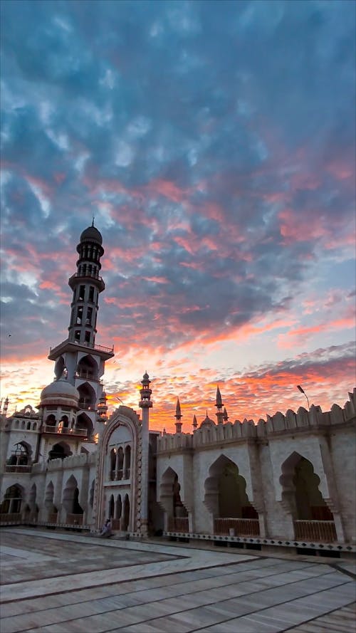 Cloudy Sky over Mosque
