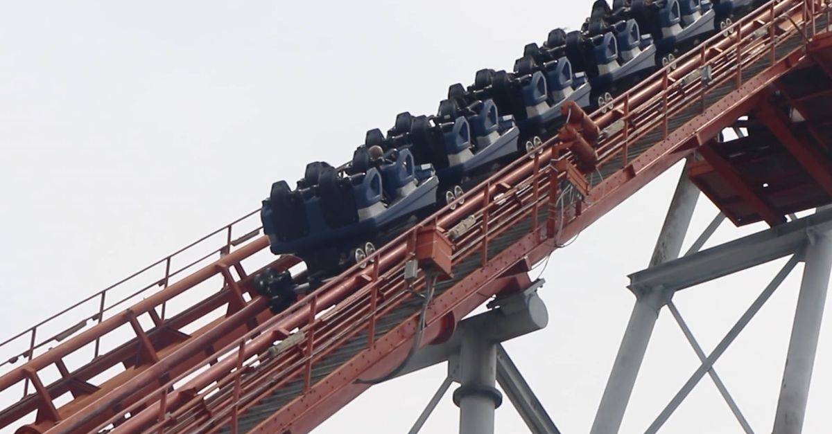 Return Coaster Roller Coaster Going Back Free Stock Video Footage, Royalty-Free 4K ...