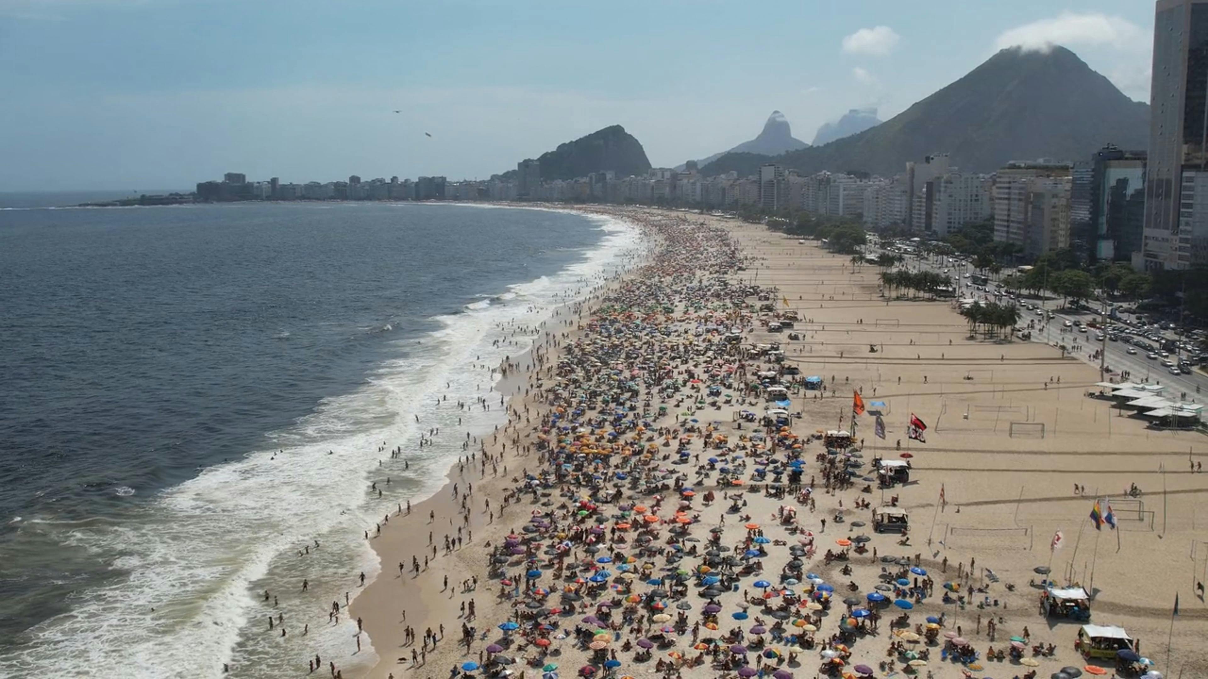 People on Copacabana Beach Free Stock Video Footage, Royalty-Free 4K & HD  Video Clip