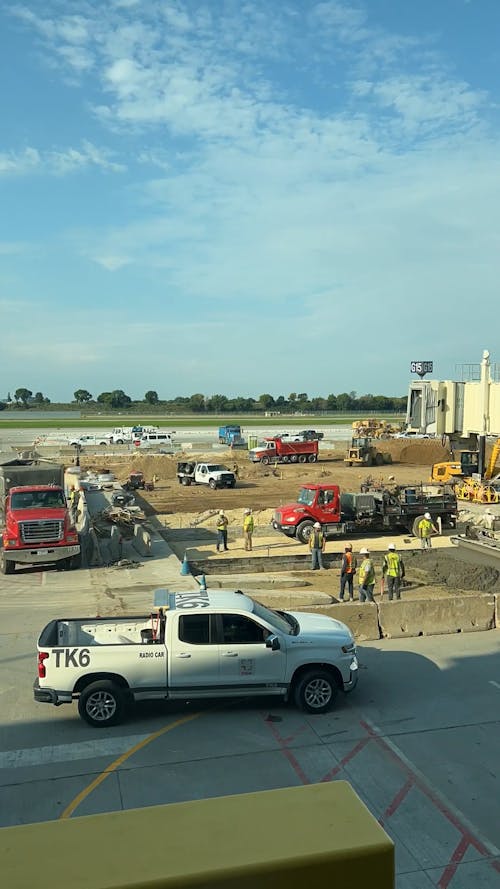 Dump Truck on Construction Site