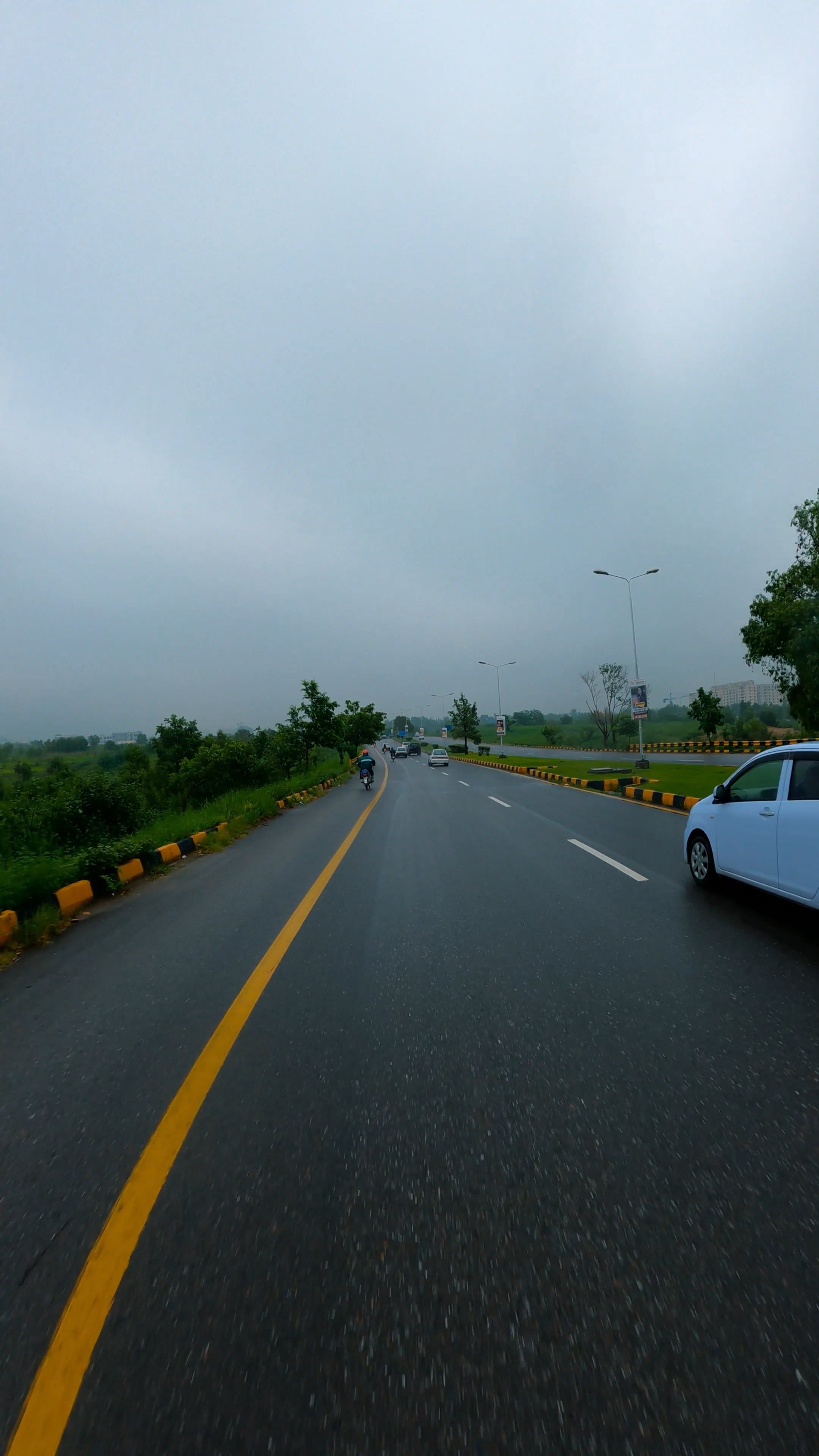Driving along a Wet Road on a Rainy Day Free Stock Video Footage ...