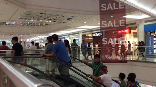A Famous Shopping Mall In The Philippines