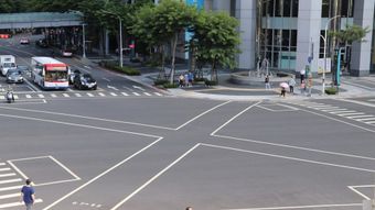 重新选择路口视频素材
