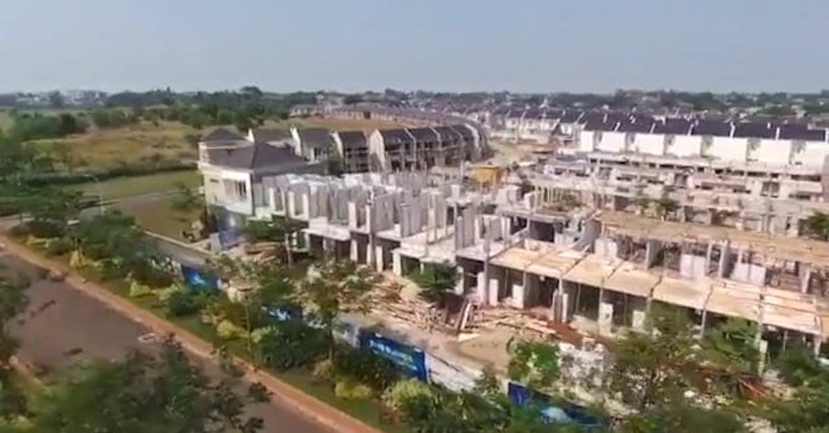 Housing Development Construction Site · Free Stock Video