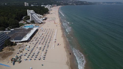 Drone Footage of a Beach