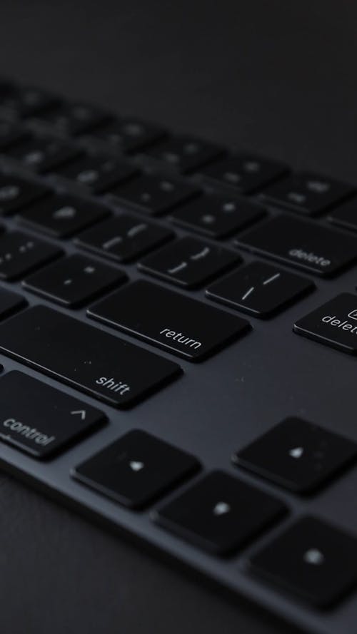 Close up of Laptop Keyboard