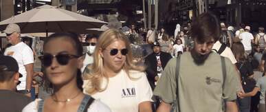 pedestrians in los angeles