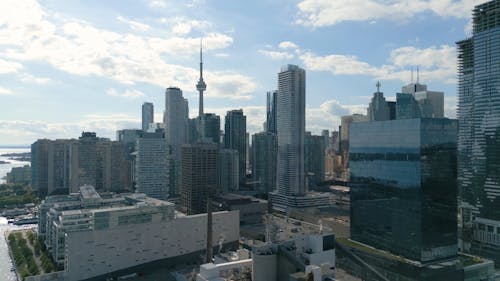 Drone Footage of Downtown Toronto, Canada