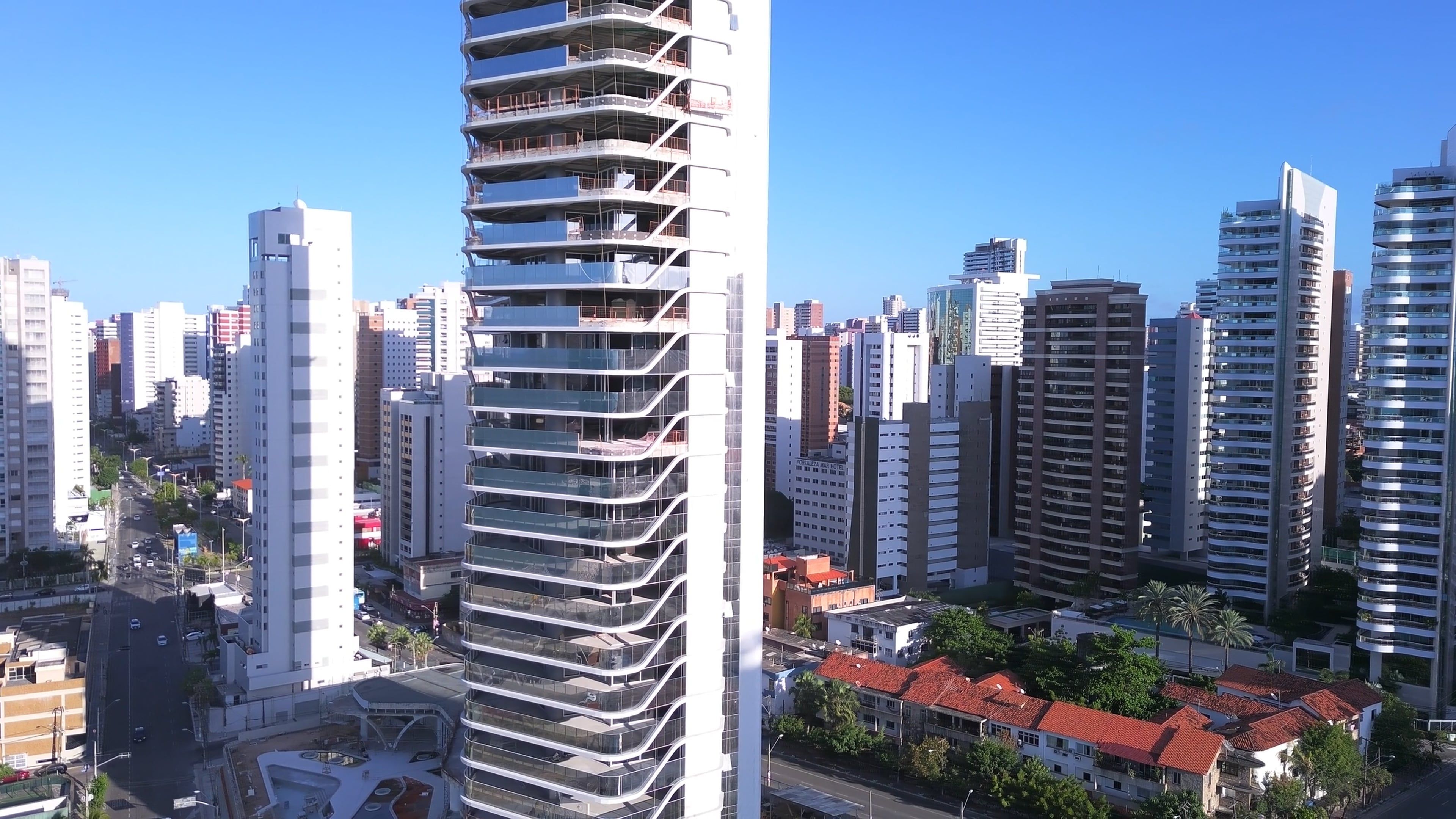 Drone Footage of a Building under Construction Free Stock Video Footage ...