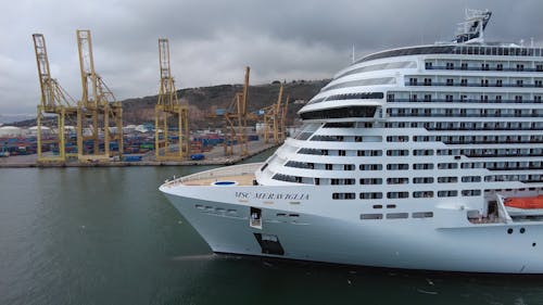 Close up of Cruise Ship