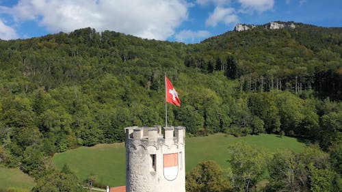 Drone Footage of the Neu Bechburg Castle in Switzerland