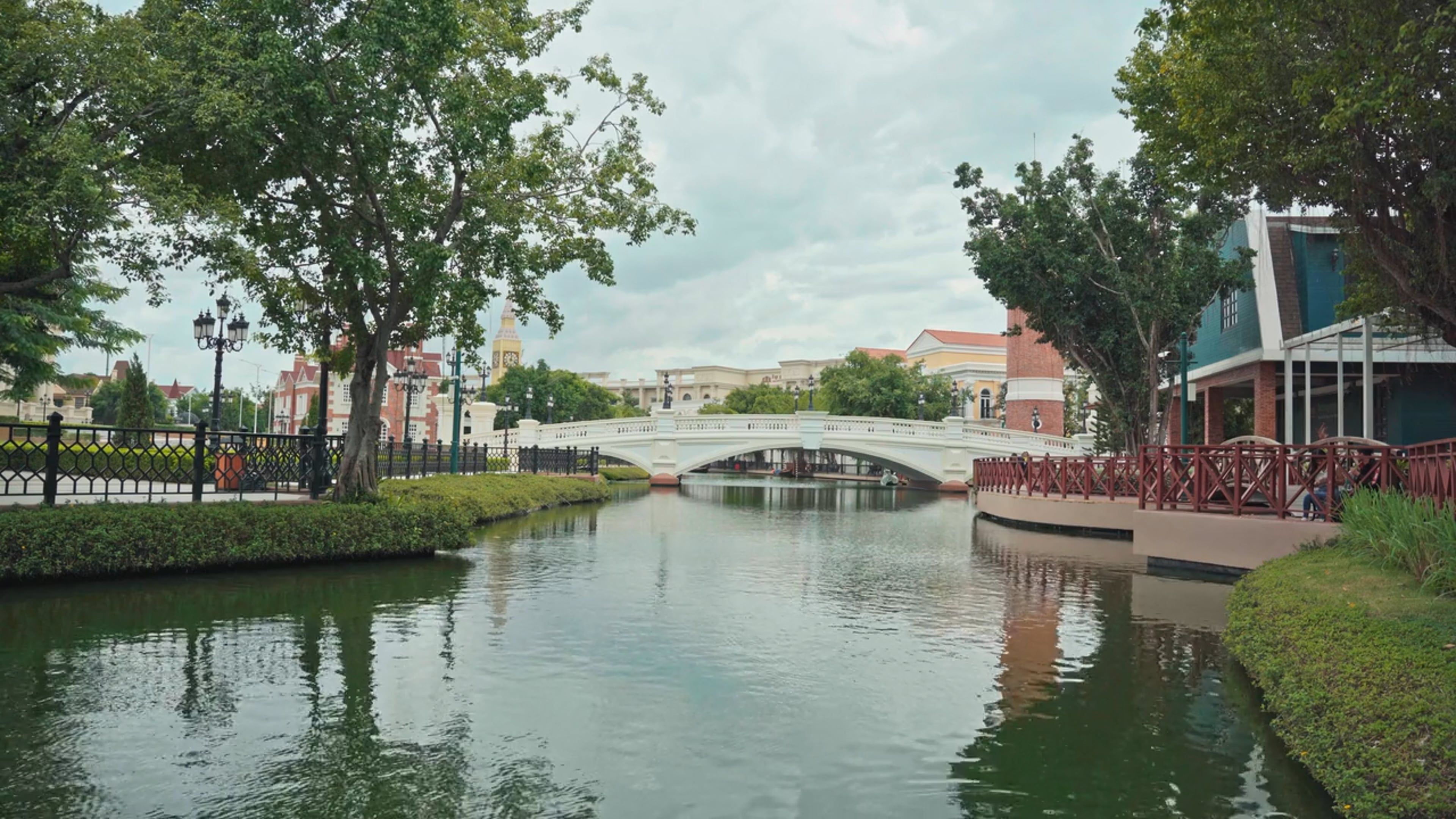 Peaceful River in Town Free Stock Video Footage, Royalty-Free 4K & HD ...