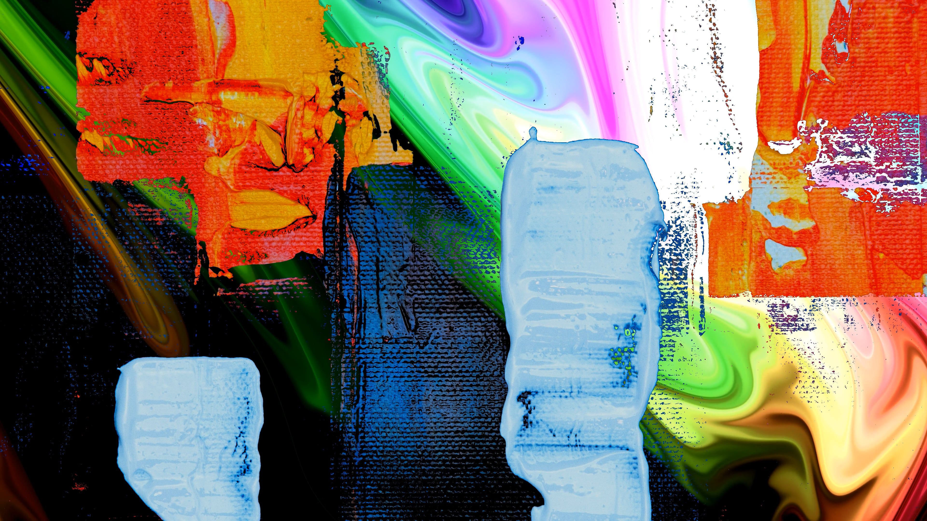 Art of Colorful Painting Free Stock Video Footage, Royalty-Free 4K & HD ...