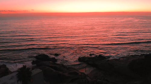 Coastal Town at Dusk