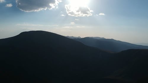 Green Mountains in Birds Eye View