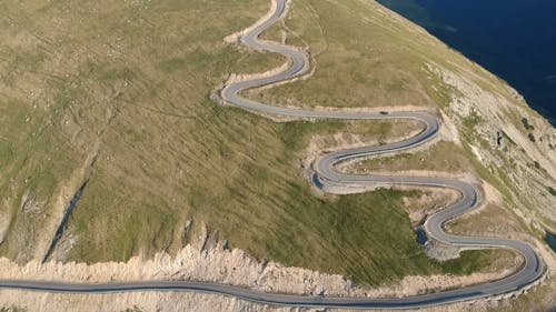 Car on Curvy Road