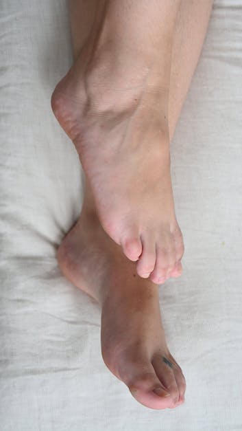Closeup Of Beautiful Bare Feet in Black , Stock Video