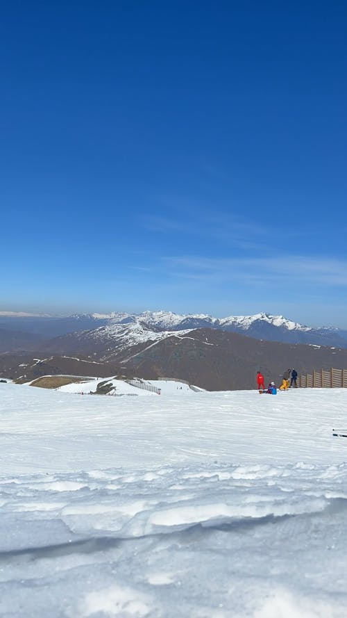 Skiers on Ski Slope