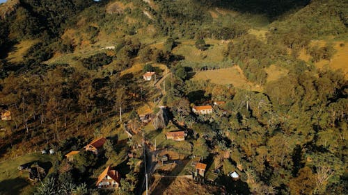 Village among Hills