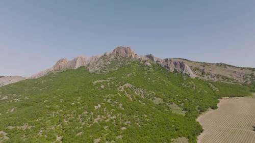 Aerial Footage of Mountain Peak
