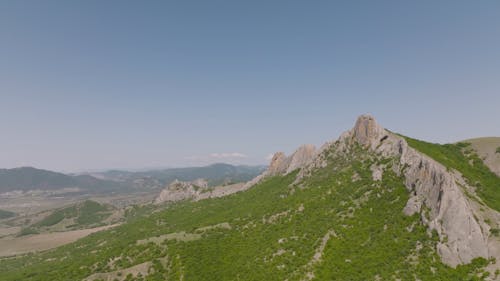 Rock Formations on Hill