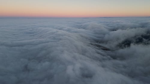 A Drone Footage of Clouds
