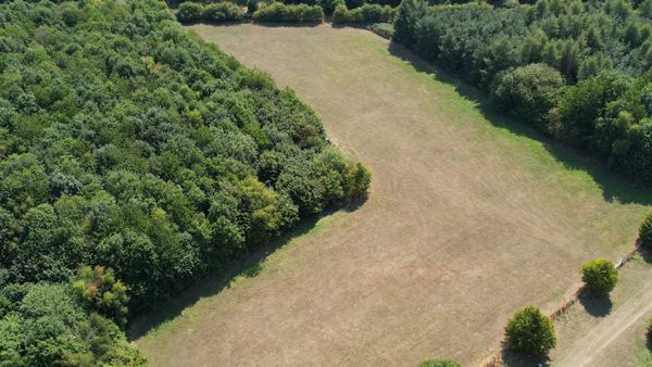 Serene Aerial View of Lush Green Countryside Free Stock Video Footage ...