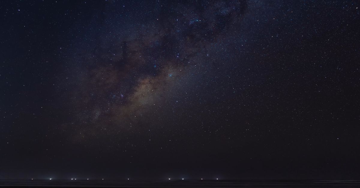 Time Lapse of a Starry Night Sky at the Beach Free Stock Video Footage ...