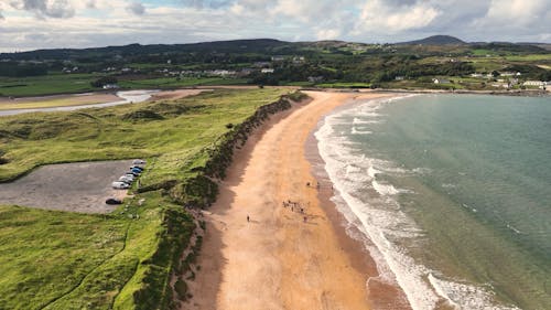 Drone Footage of Culdaff Beach in Donegal, Ireland 