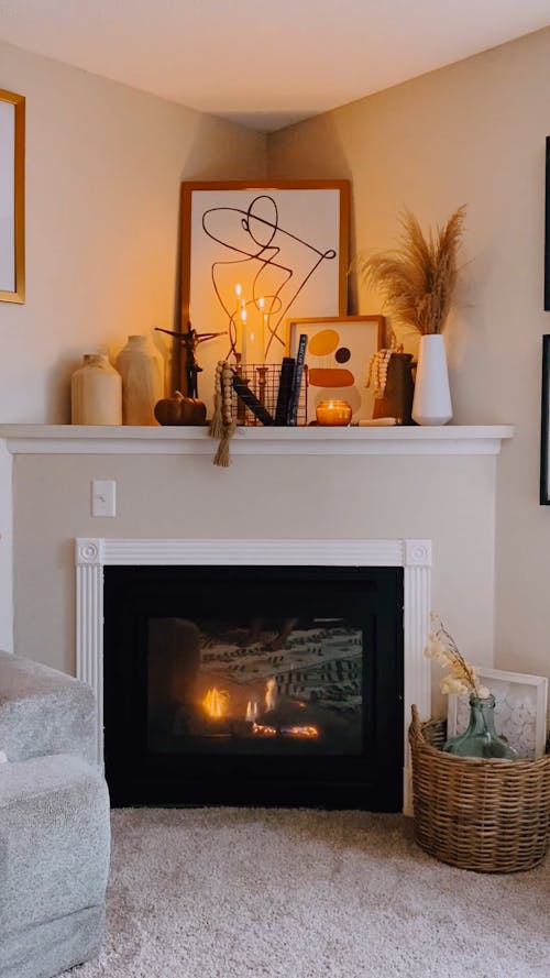 Fireplace in Room