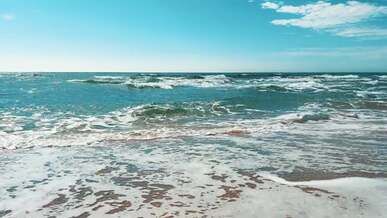 sea waves on beach
