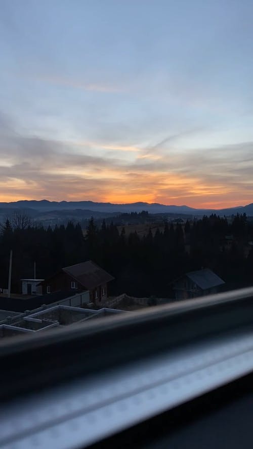 Sunrise in the Carpathians