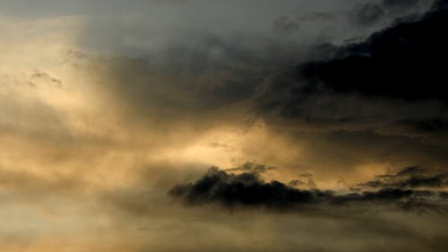 White Clouds Over the Mountain