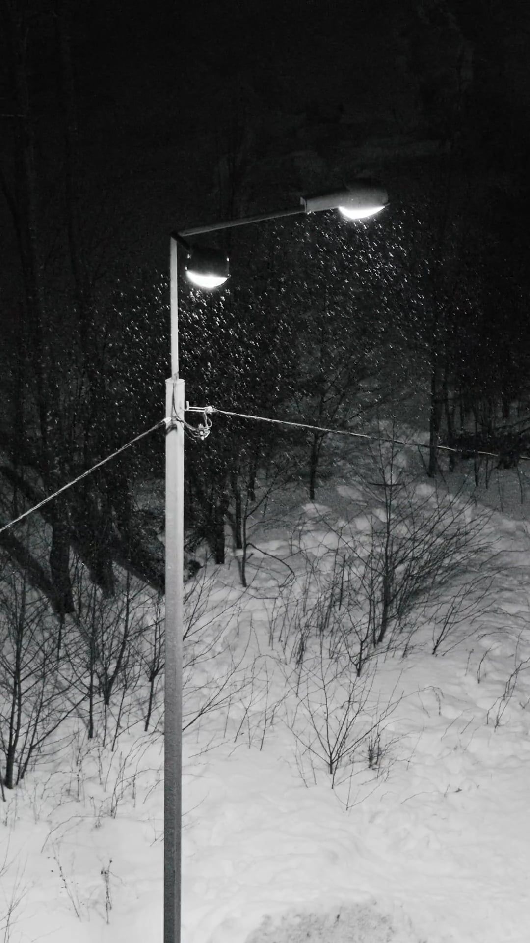 A Street Light on a Snowy Night Free Stock Video Footage, Royalty-Free ...