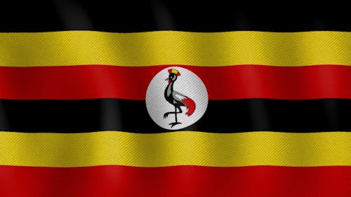 Digital Animation of the National Flag of Uganda