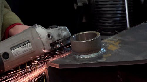 Sparks During Metal Processing