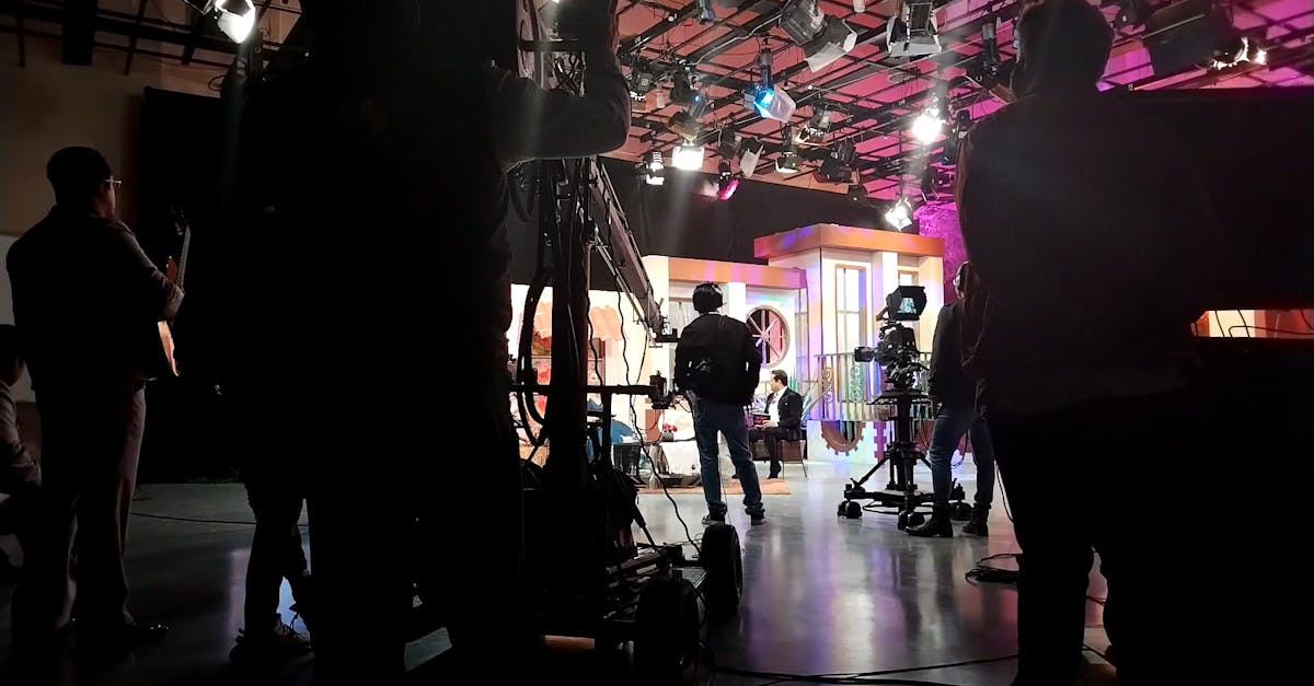 Time Lapse of a Crew Working at a TV Studio Free Stock Video Footage ...