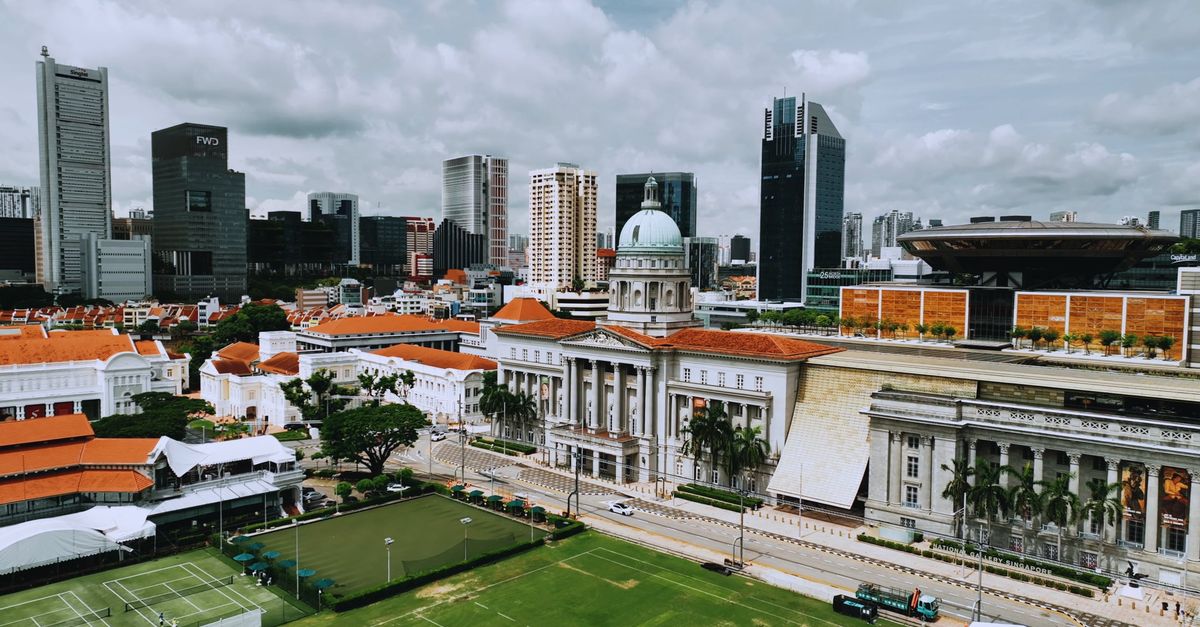 Drone Footage of Padang Singapore Free Stock Video Footage, Royalty ...