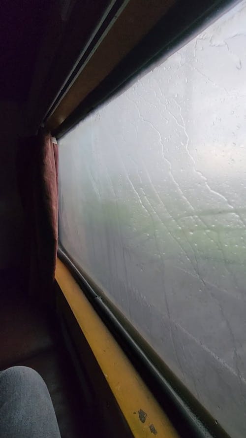 Train Journeny in Rain