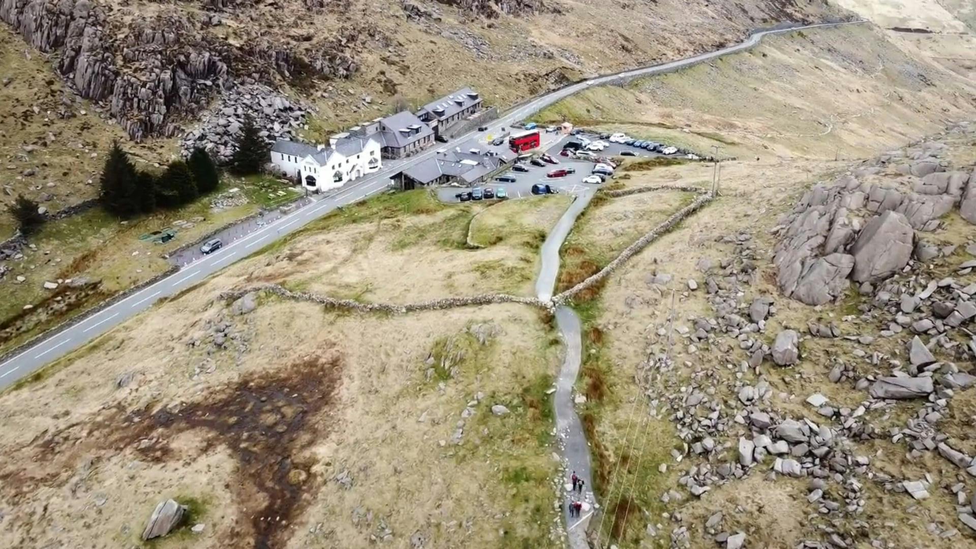 Parked Cars in Snowdon Mountain Free Stock Video Footage, RoyaltyFree