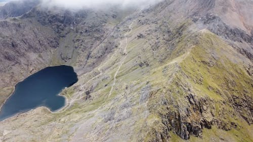 Drone Footage of Snowdon Summit