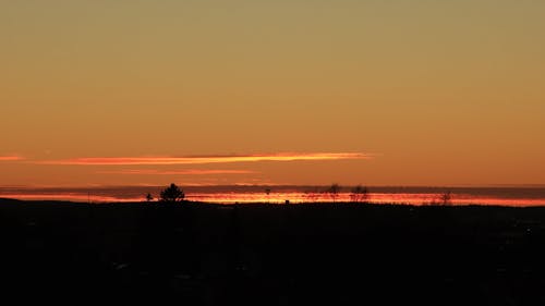 Autumn golden sunset clouds handheld Canon R6 RF24105F4