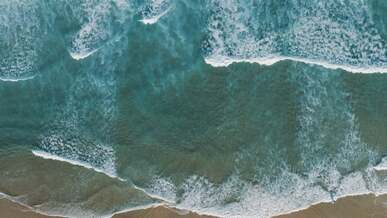 waves on sea shore
