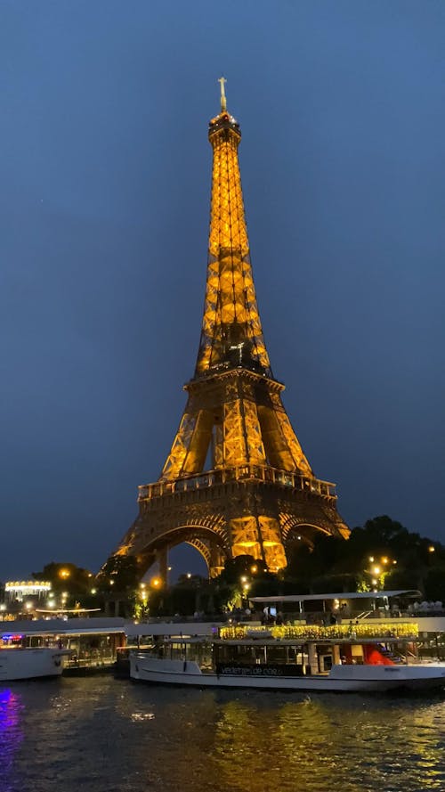 Eiffel Tower in Evening