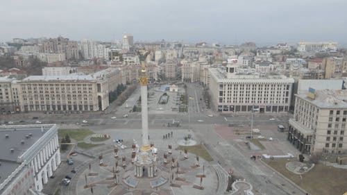 Drone Footage of Independence Monument
