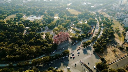 Palace and Park in Birds Eye View