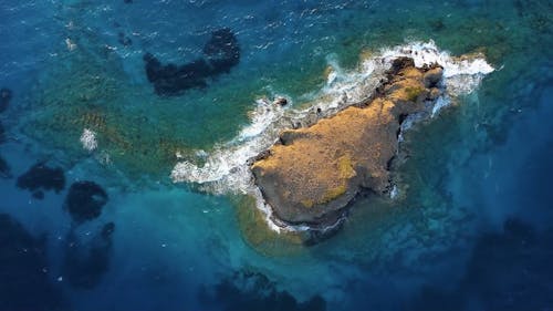 Drone Footage of an Islet